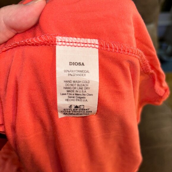 New Lexi Drew flounce maxi dress in Coral size Medium - Picture 5 of 5